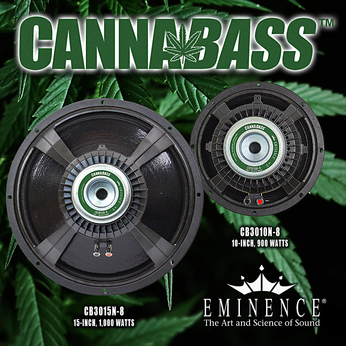 15-Inch Model Added to CannaBass™ Line – Eminence Speaker, LLC