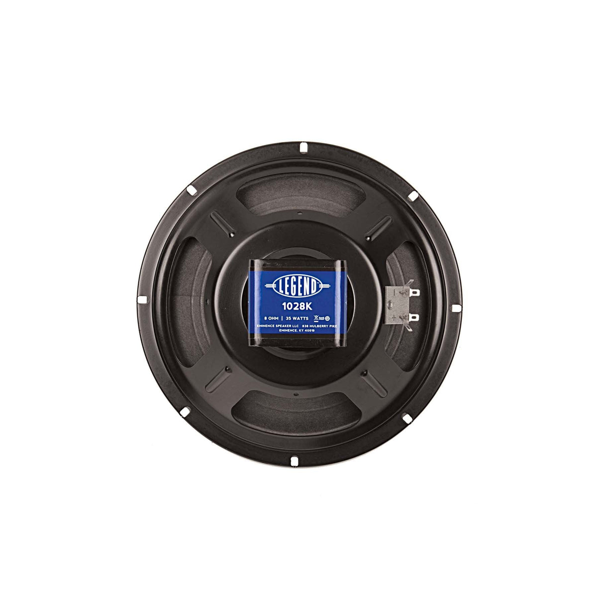 10 inch Eminence Lead / Rhythm Guitar Replacement Speaker- Kapton Bobbin - Alnico Eminence Speaker Basket