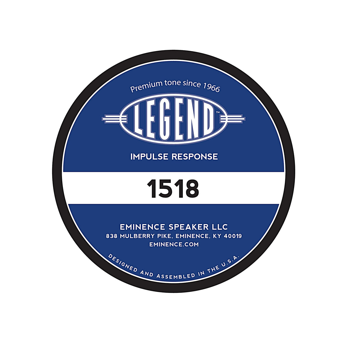 Legend™ 1518 Impulse Response