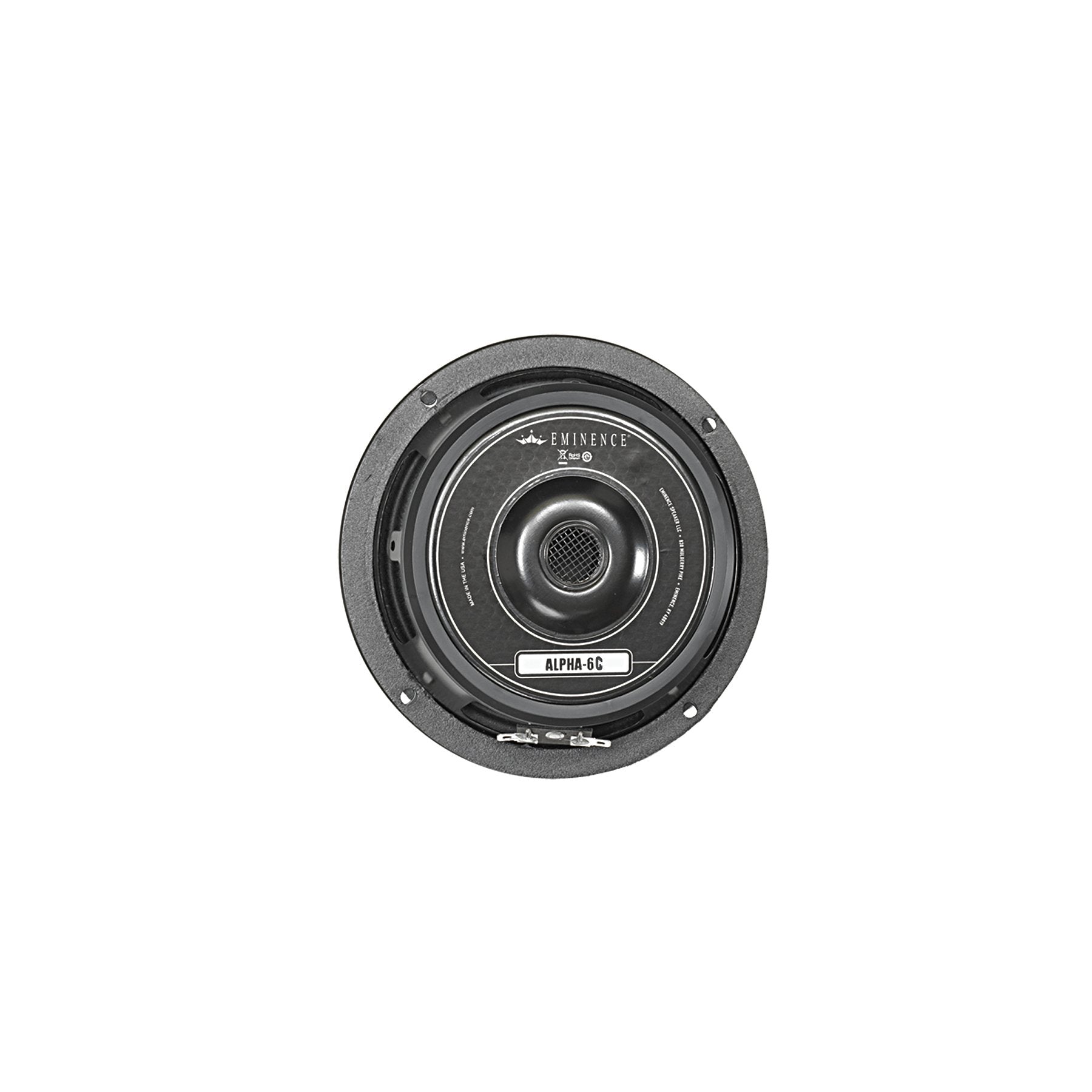 Eminence ALPHA-6A 6 Inch Midrange Raw Speakers - 2-Pack - Universal Fit For DIY Audio, Guitar Cabs, PA