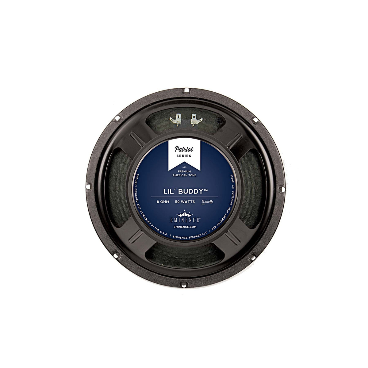 10 inch Eminence Lead / Rhythm Guitar Replacement Speaker- Hemp Eminence Speaker Basket