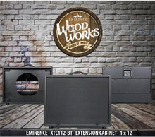Load image into Gallery viewer, Empty 1x12 Extension Cab Black Tolex Eminence Speaker