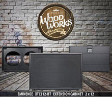 Load image into Gallery viewer, Empty 2x12 Ext Cab in Black Tolex Eminence Speaker