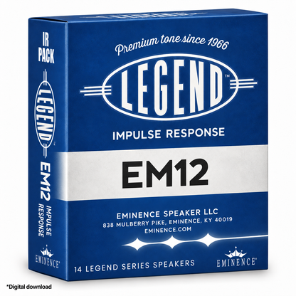 12 inch Eminence Lead / Rhythm Guitar Replacement Speaker