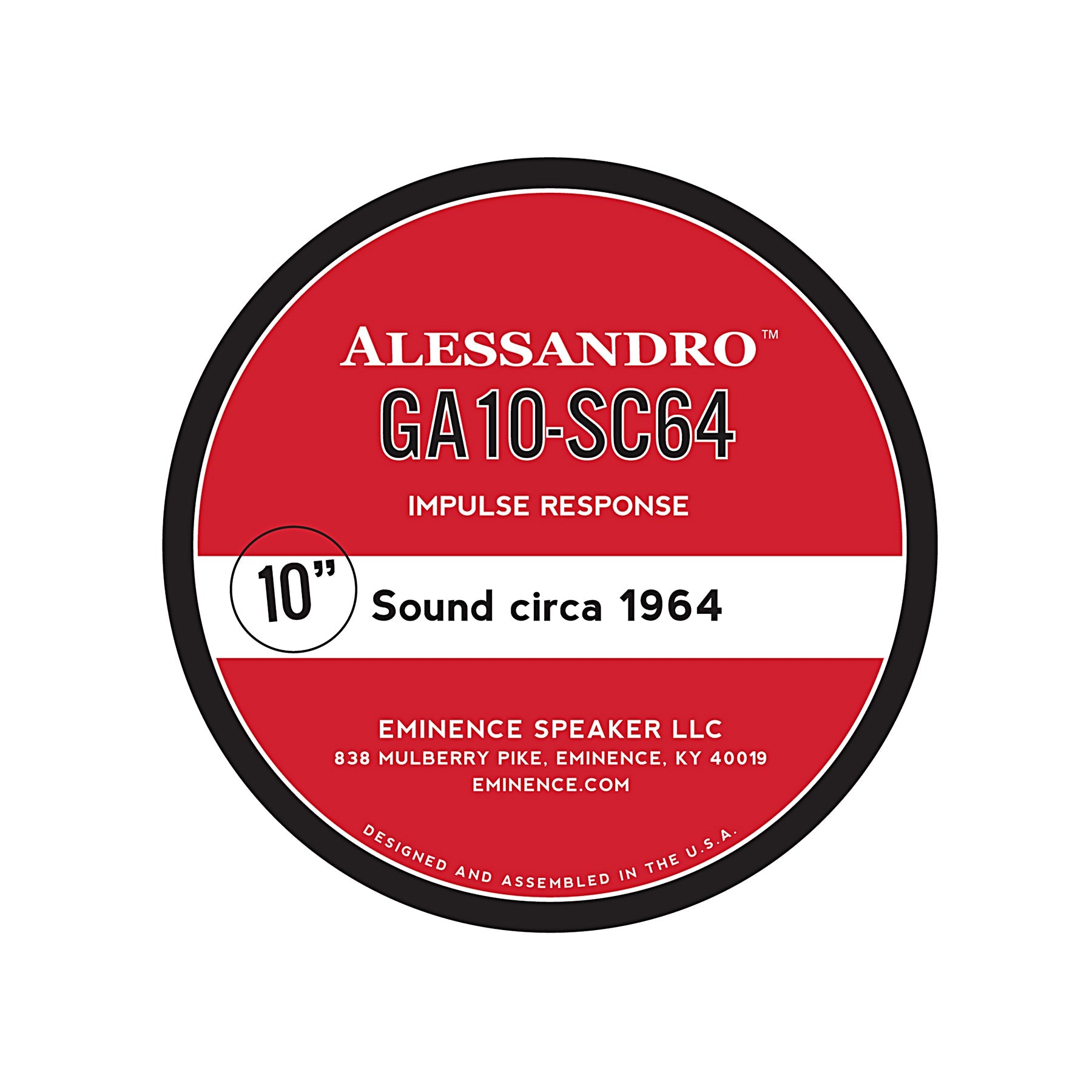 GA10-SC64 George Alessandro Signature Impulse Response