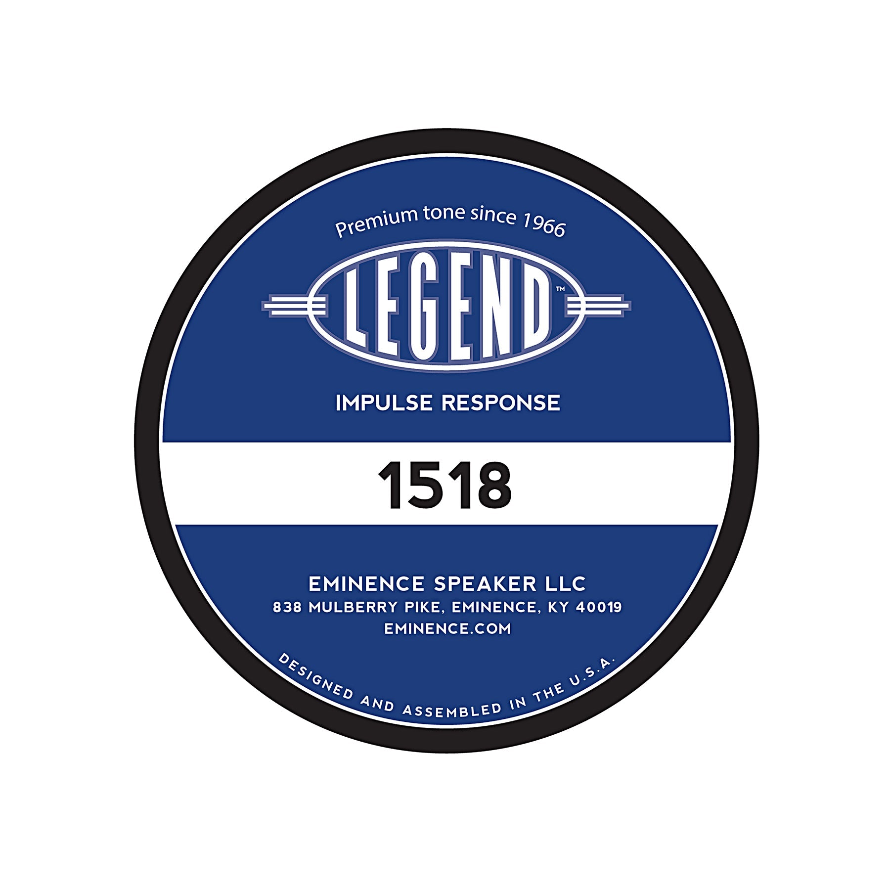 Legend™ 1518 Impulse Response