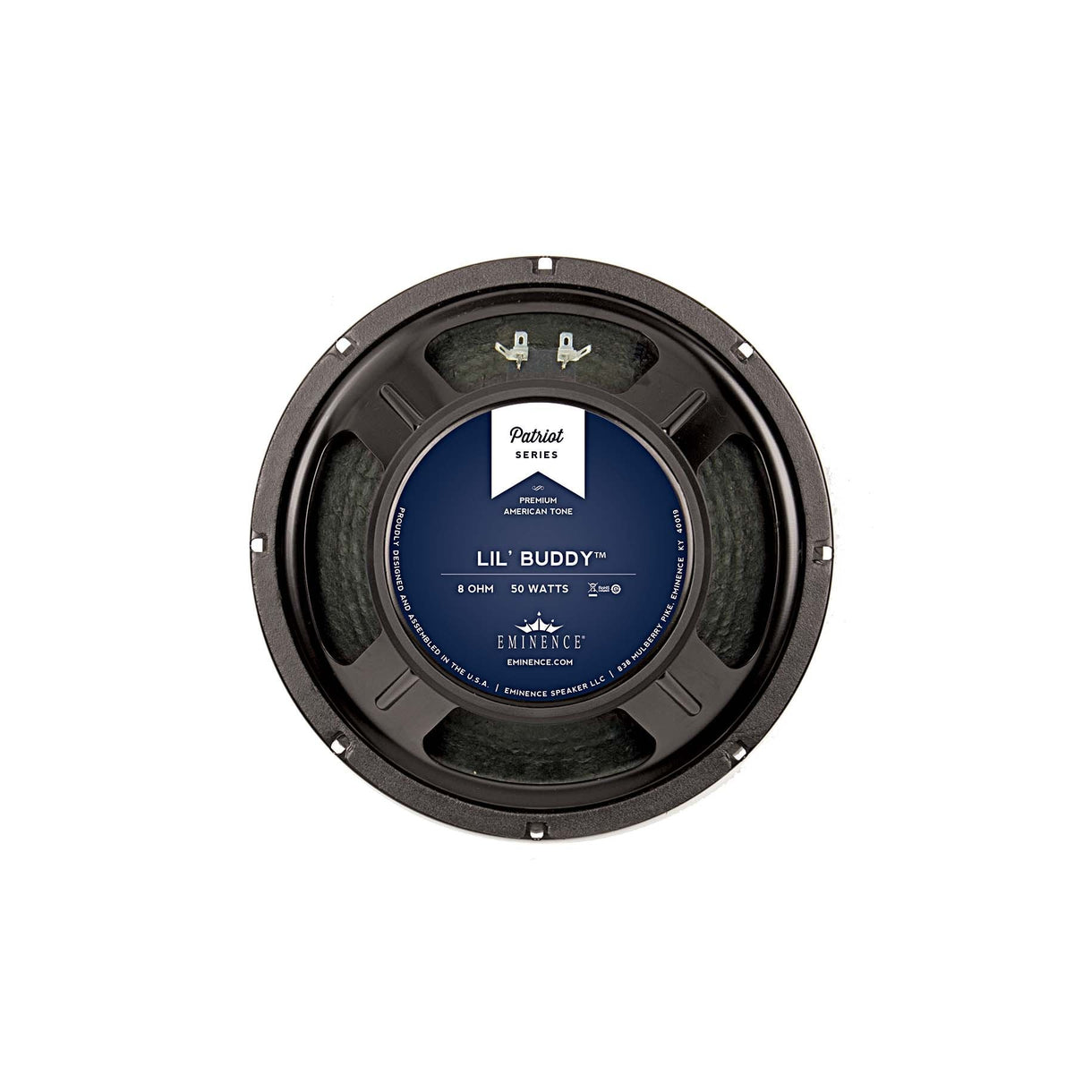 10 inch Eminence Lead / Rhythm Guitar Replacement Speaker- Hemp Eminence Speaker Basket