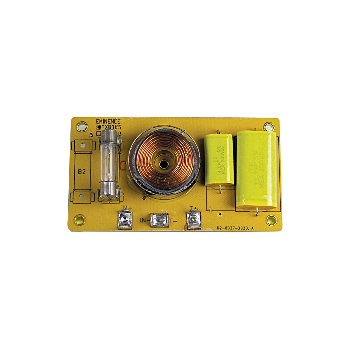 High Pass Board Only Crossover Eminence Speaker Basket