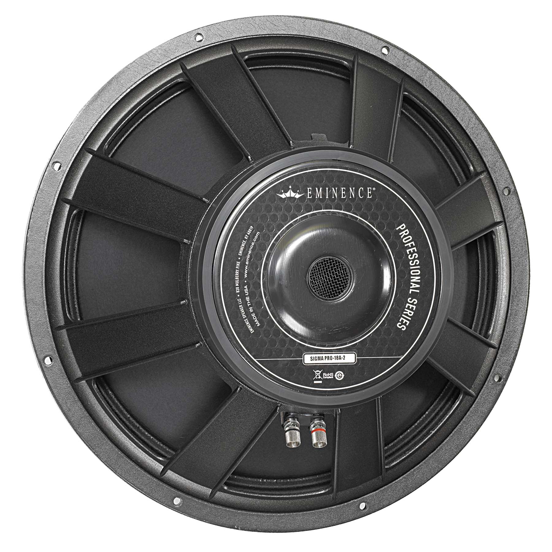 18 inch Eminence Professional Series Replacement Speaker- v.2 Eminence Speaker Basket